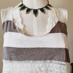 Free People Lace-y Tank